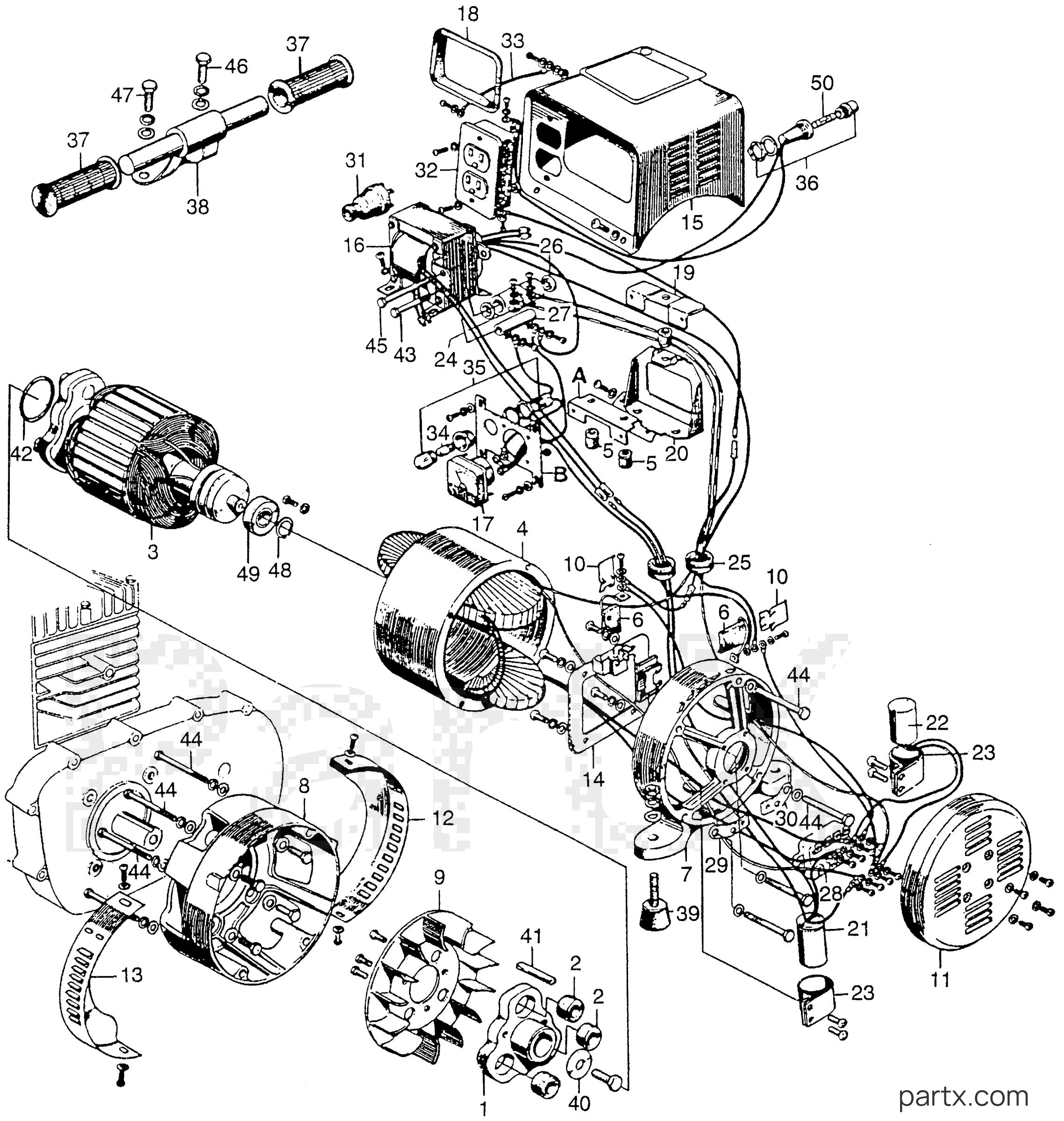 Honda EG1500 A - EG1500 CONTROL BOX - GENERATOR
