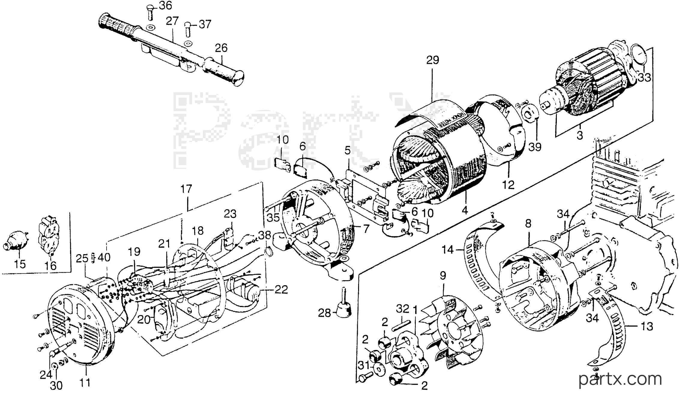 Honda ER1500 A - ER1500 CONTROL BOX - GENERATOR