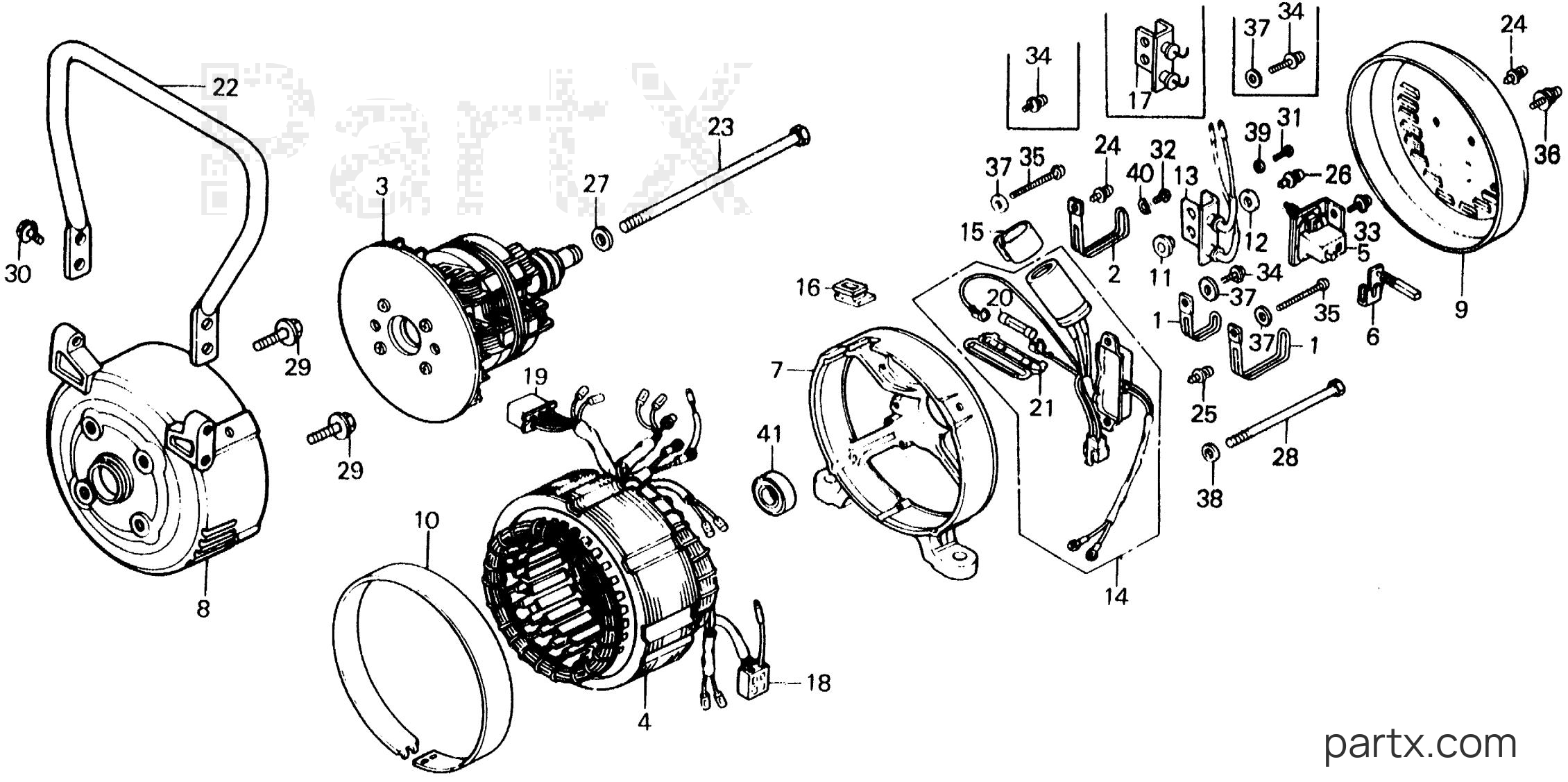 Honda EG1000 A - ALTERNATOR