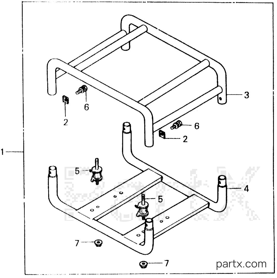 Honda EG1000 A - FRAME KIT