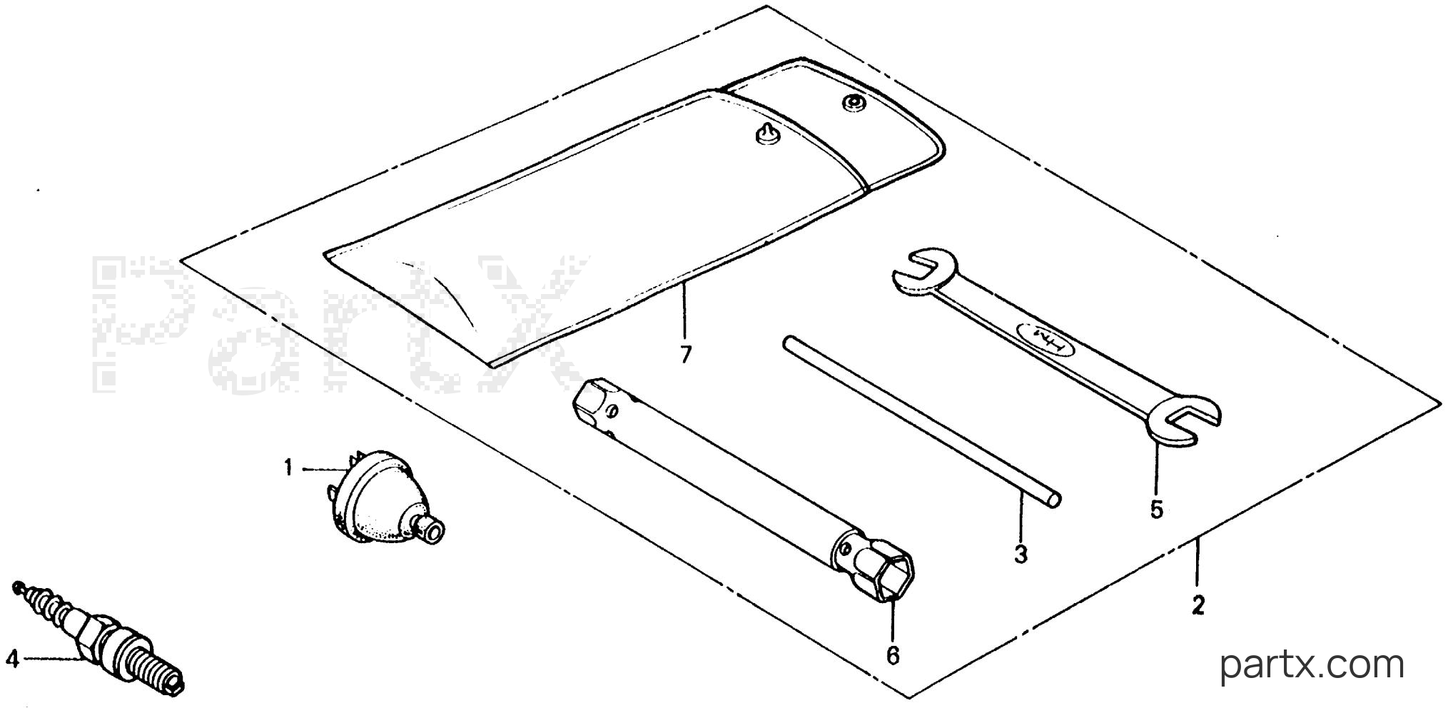 Honda E1500K4 A - TOOLS