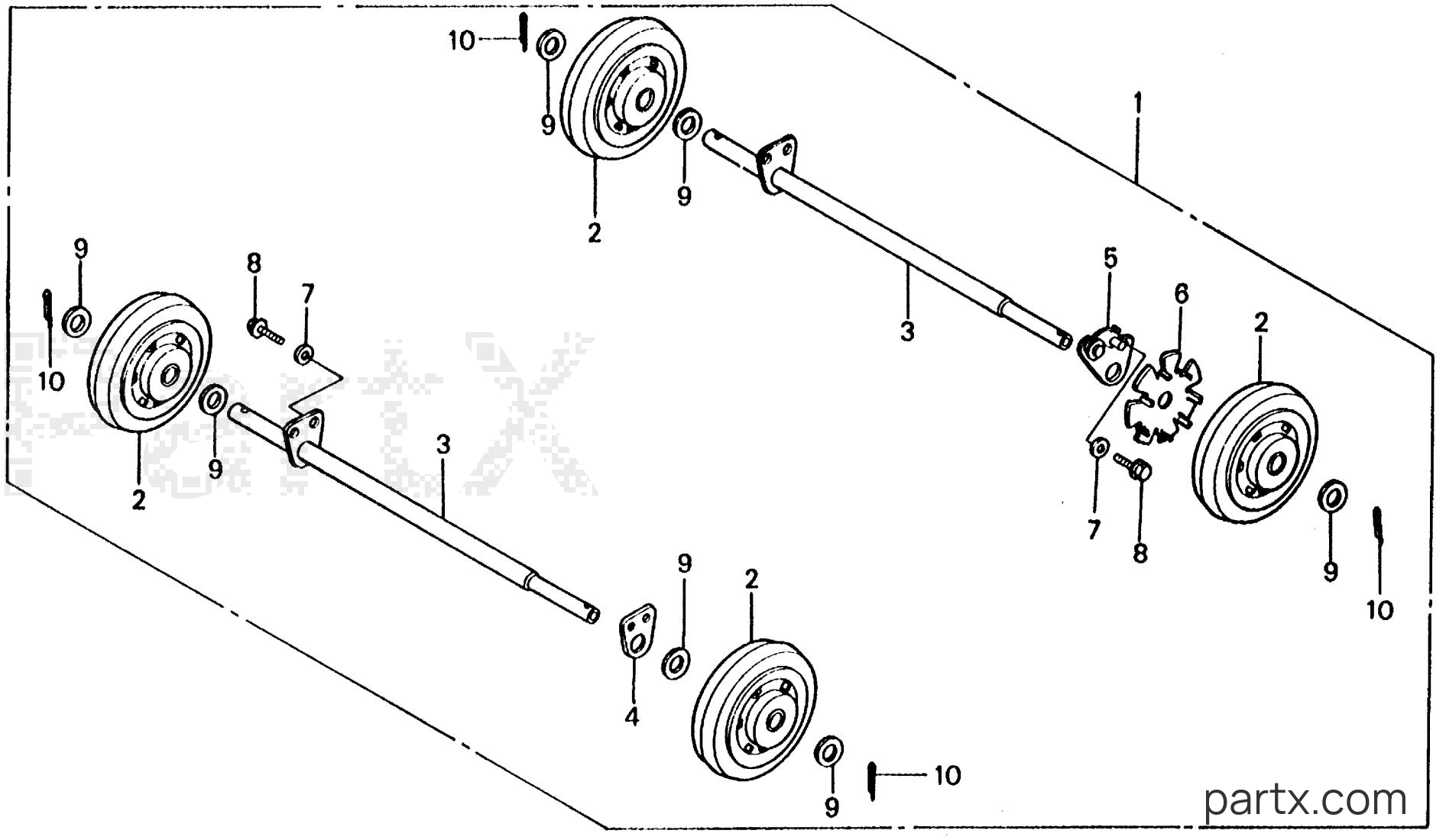 Honda E1500K4 A - WHEELS