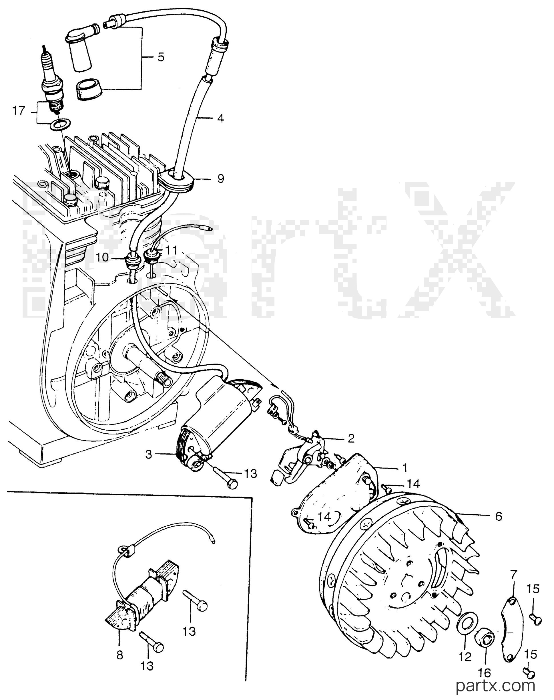 Honda E1500 A - FLYWHEEL