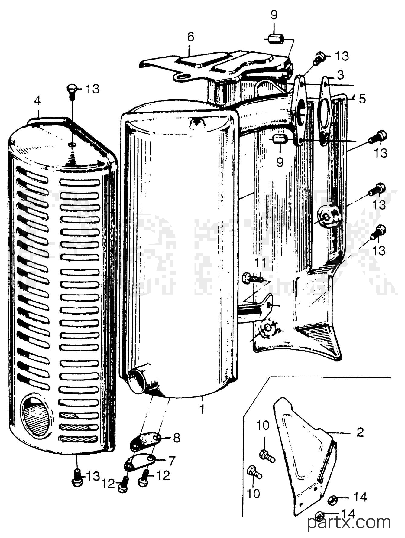 Honda E1500K3 A - MUFFLER