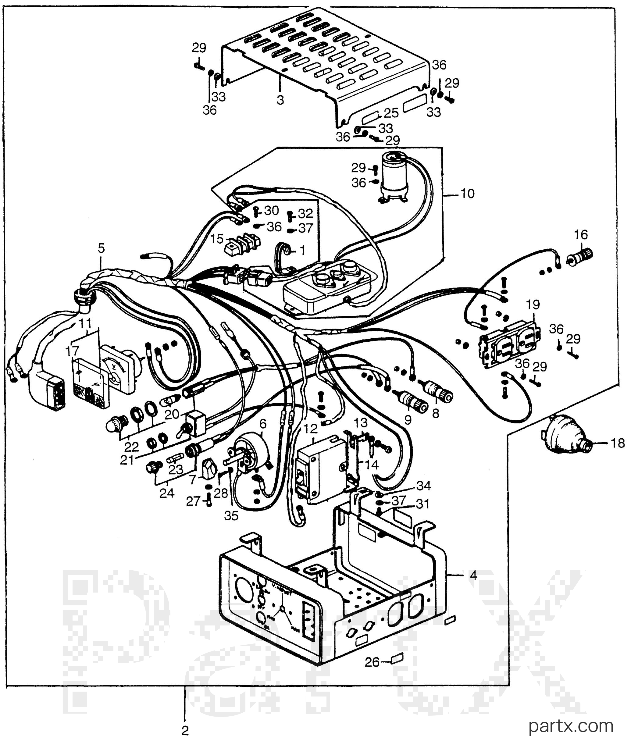 Honda E1500K3 A - CONTROL BOX K3