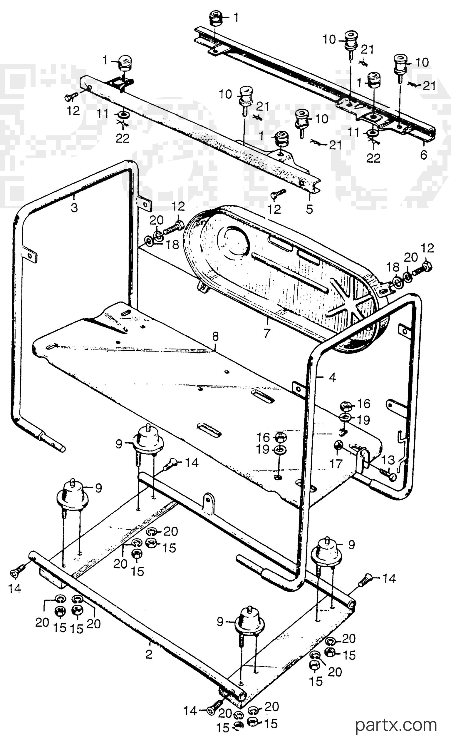 Honda E1500 A - E1500 FRAME