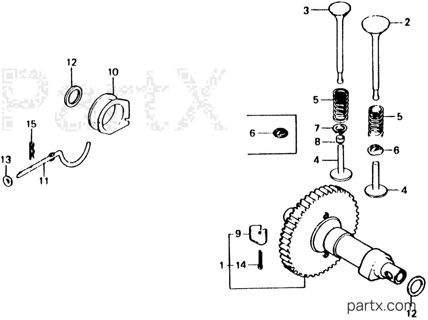 Honda E2500K4 A - CAMSHAFT