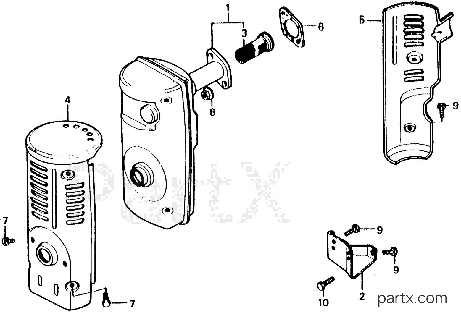 Honda E2500K4 A - MUFFLER