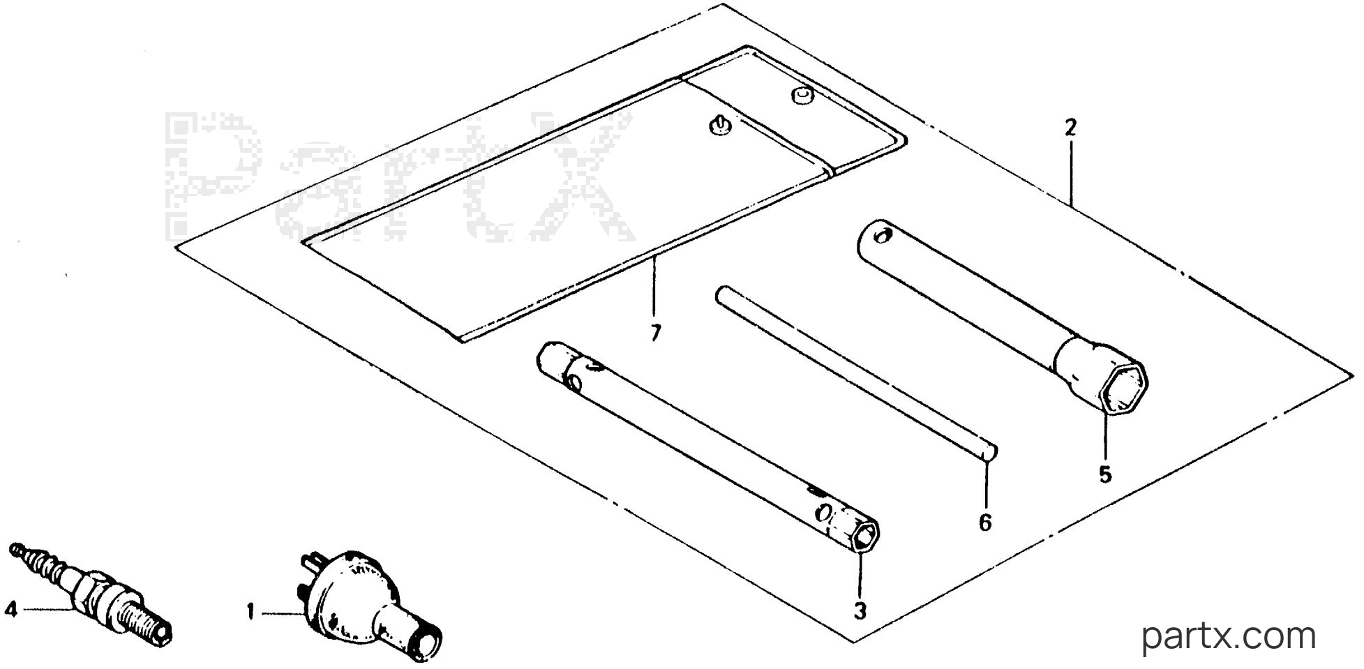 Honda E2500K4 A - TOOLS