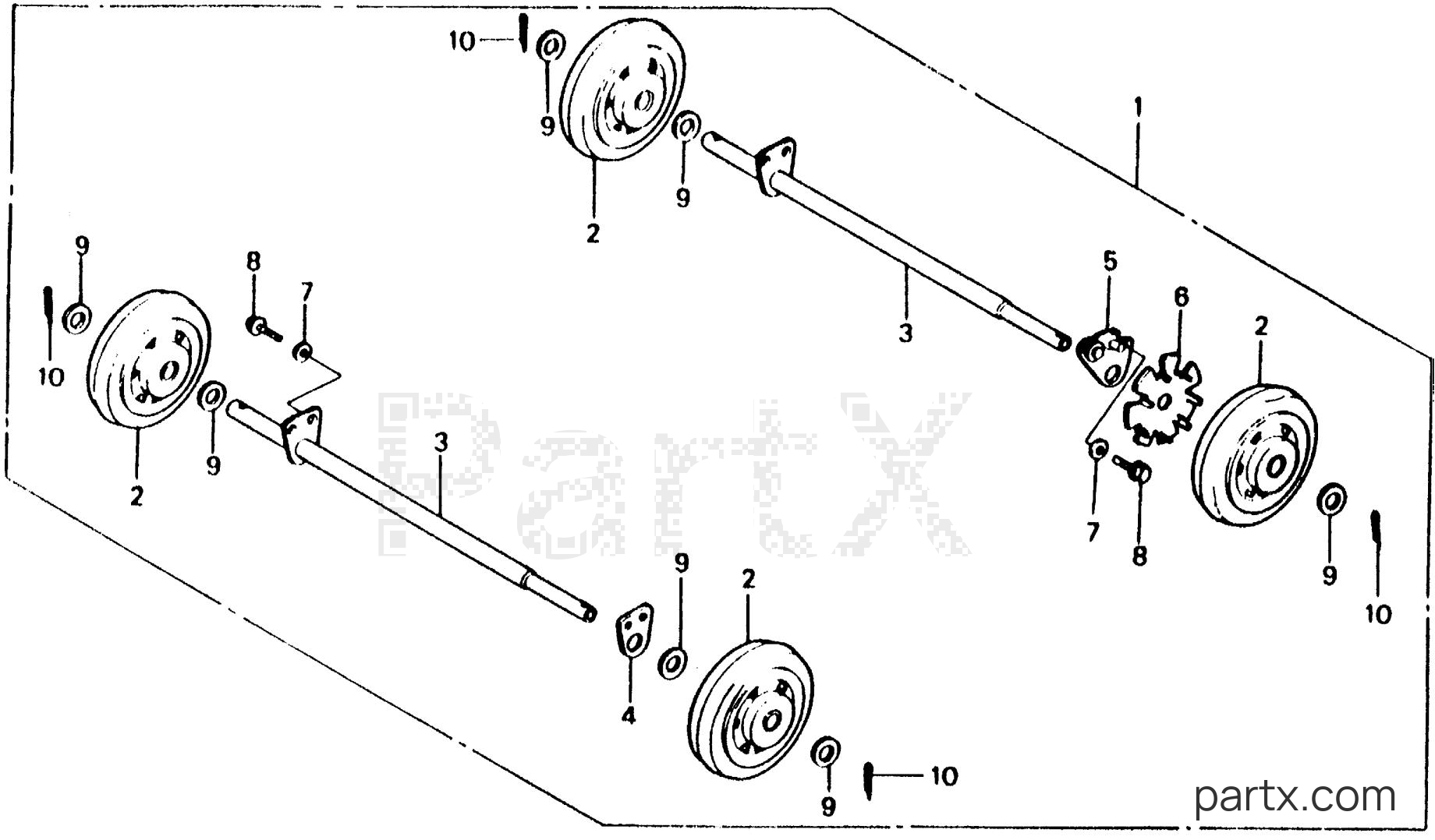 Honda E2500K4 A - WHEEL