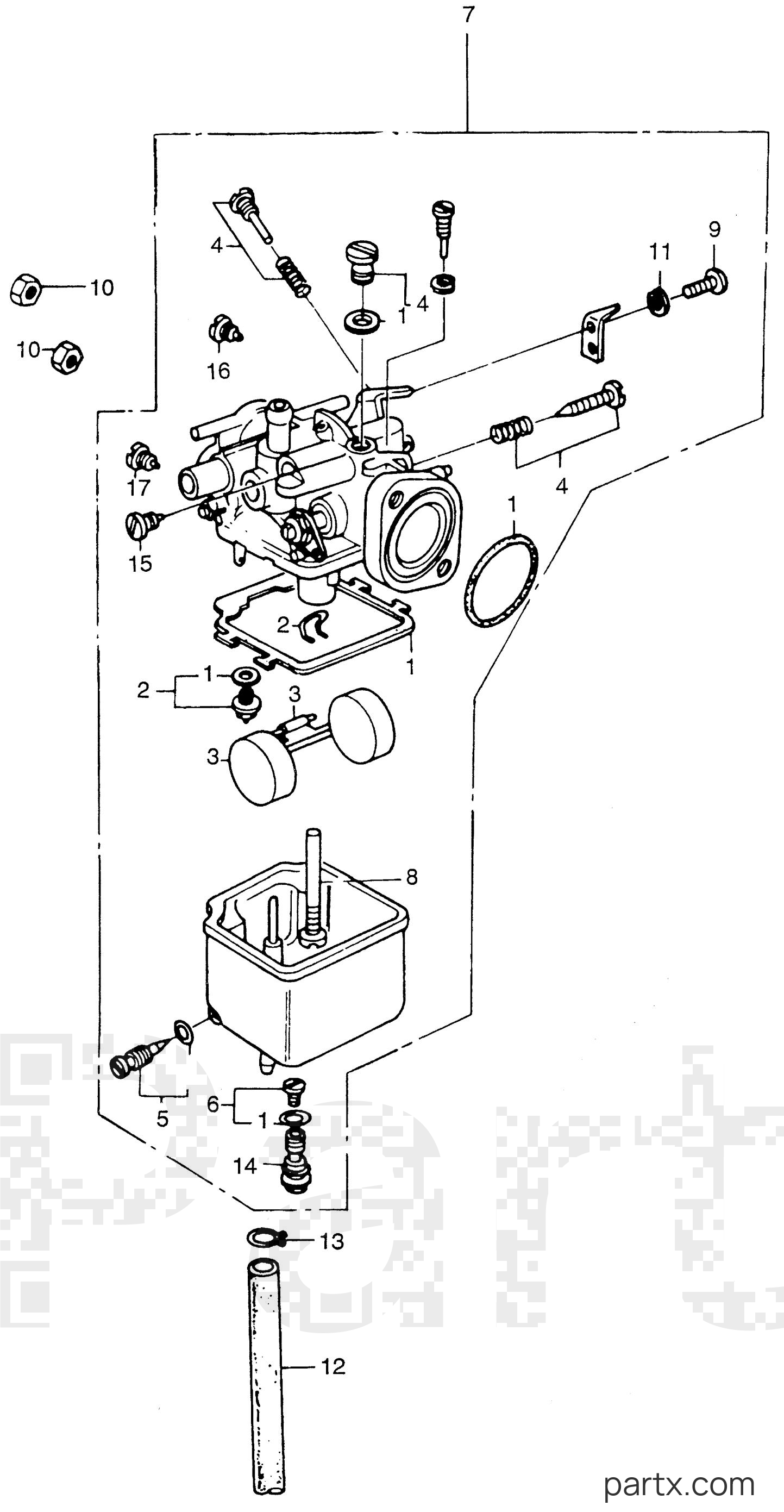 Honda E2500K2 A - CARBURETOR