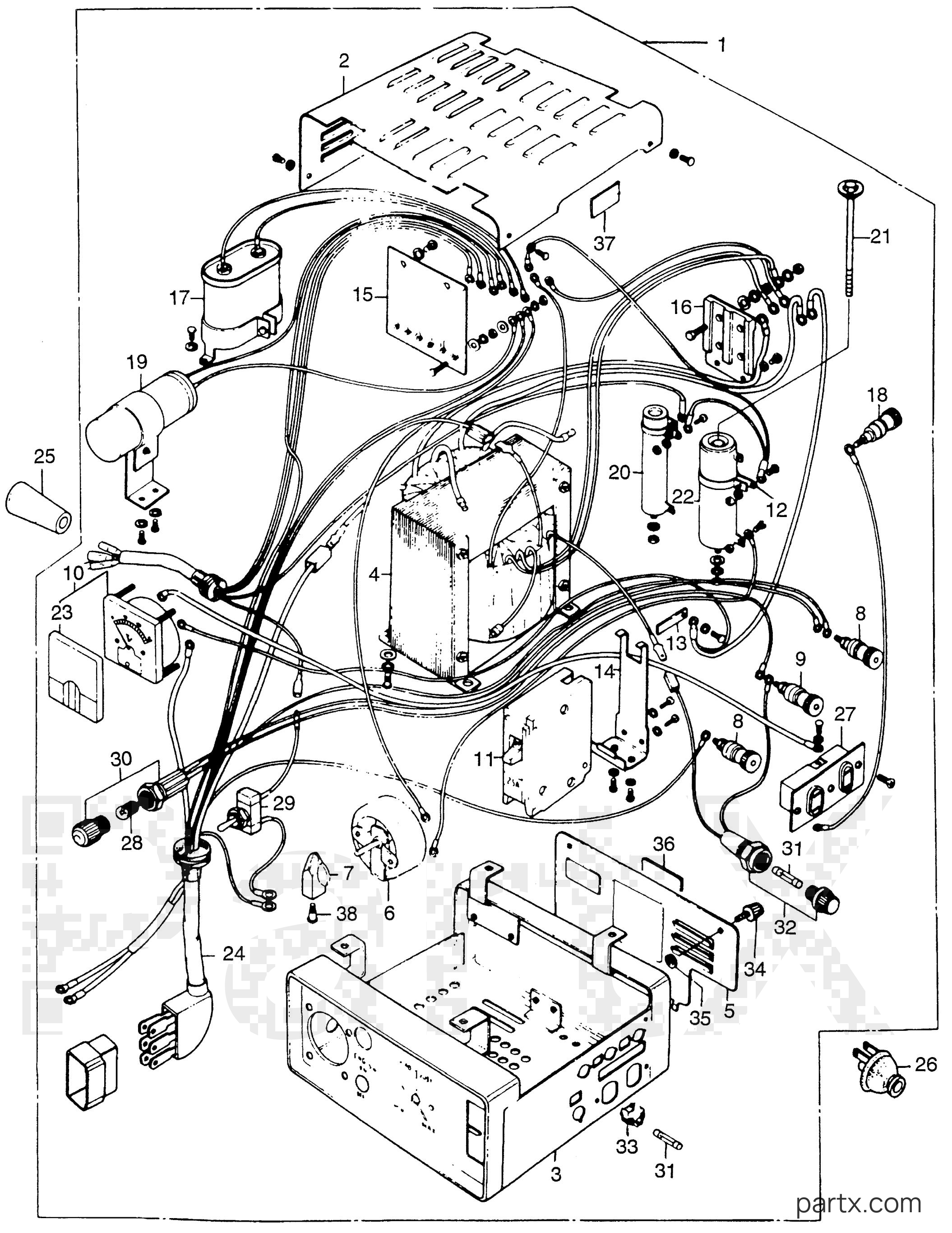 Honda E2500K2 A - CONTROL BOX K2