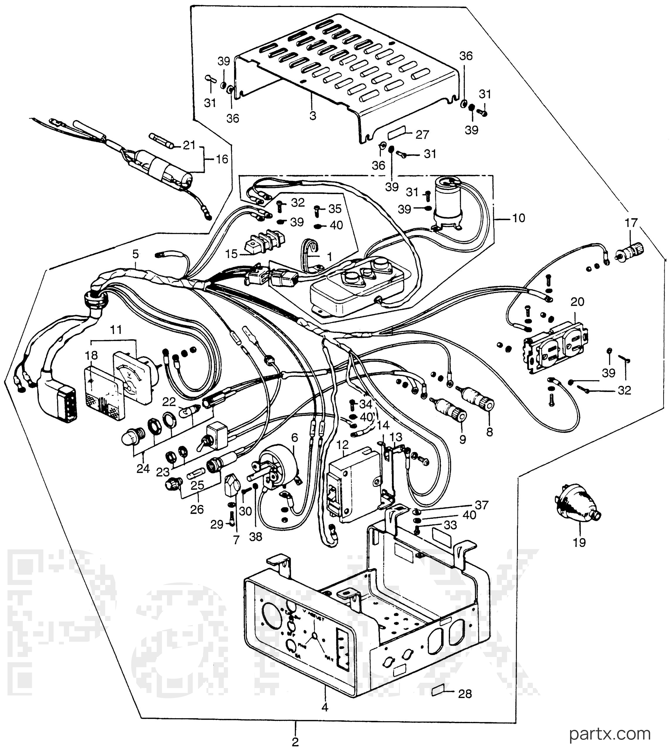Honda E2500K3 A - CONTROL BOX K3