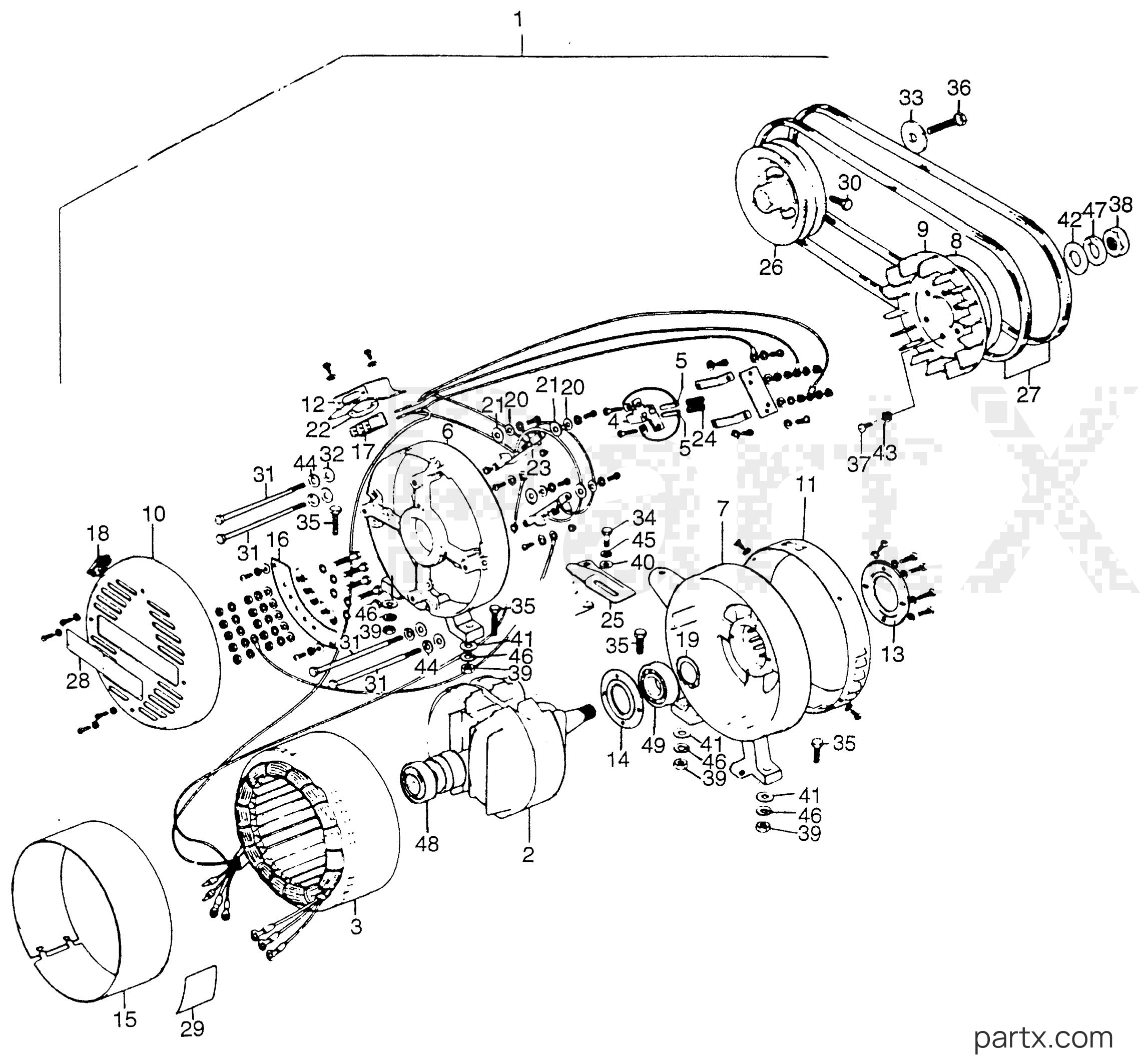 Honda E2500K2 A - ALTERNATOR K2