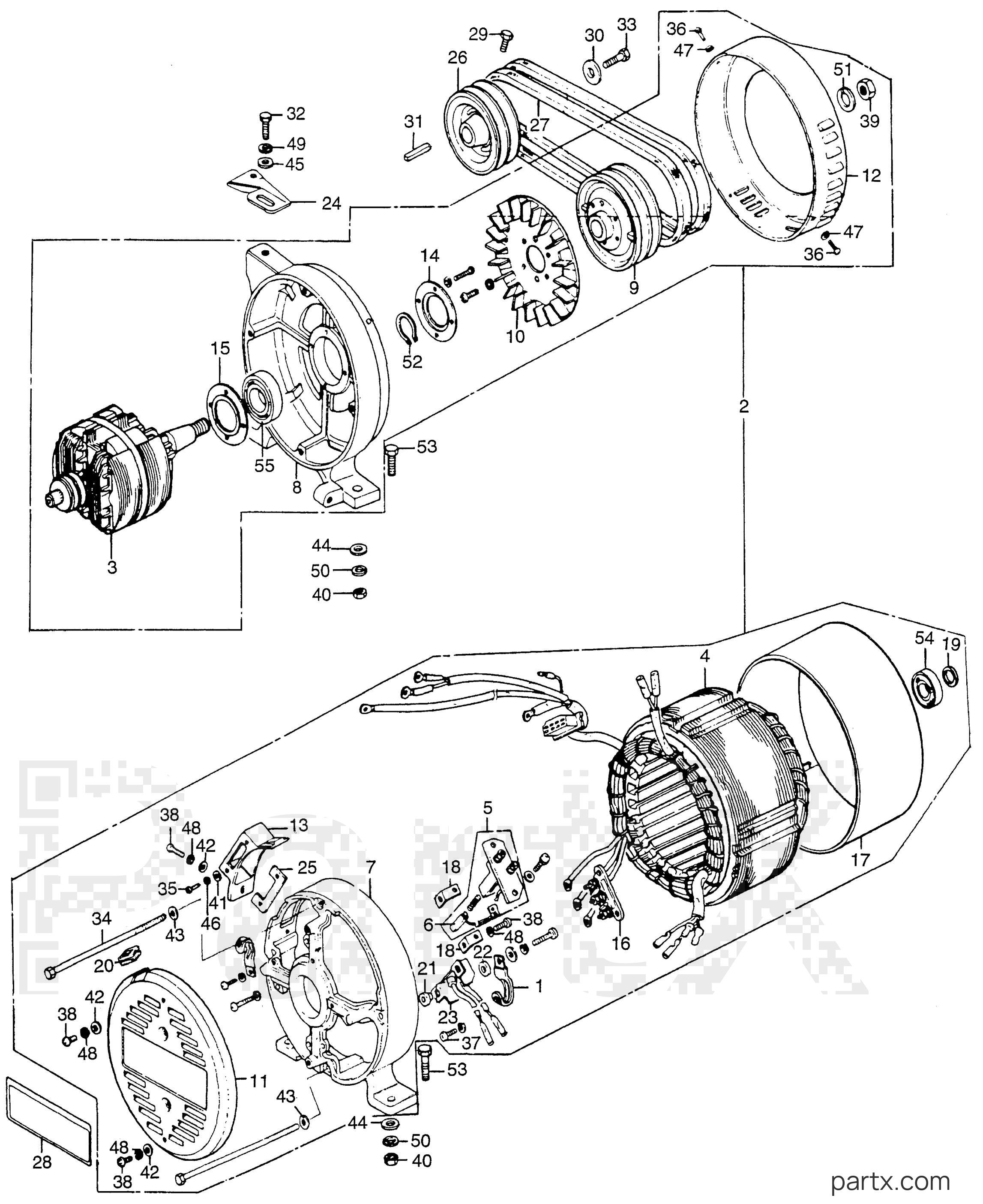 Honda E2500K3 A - ALTERNATOR K3
