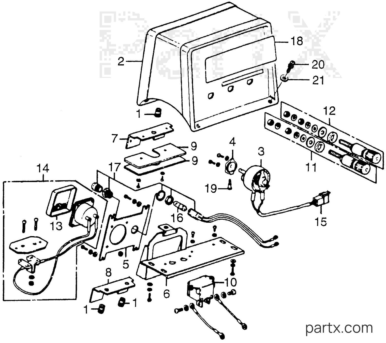 Honda ED1000 A - CONTROL BOX