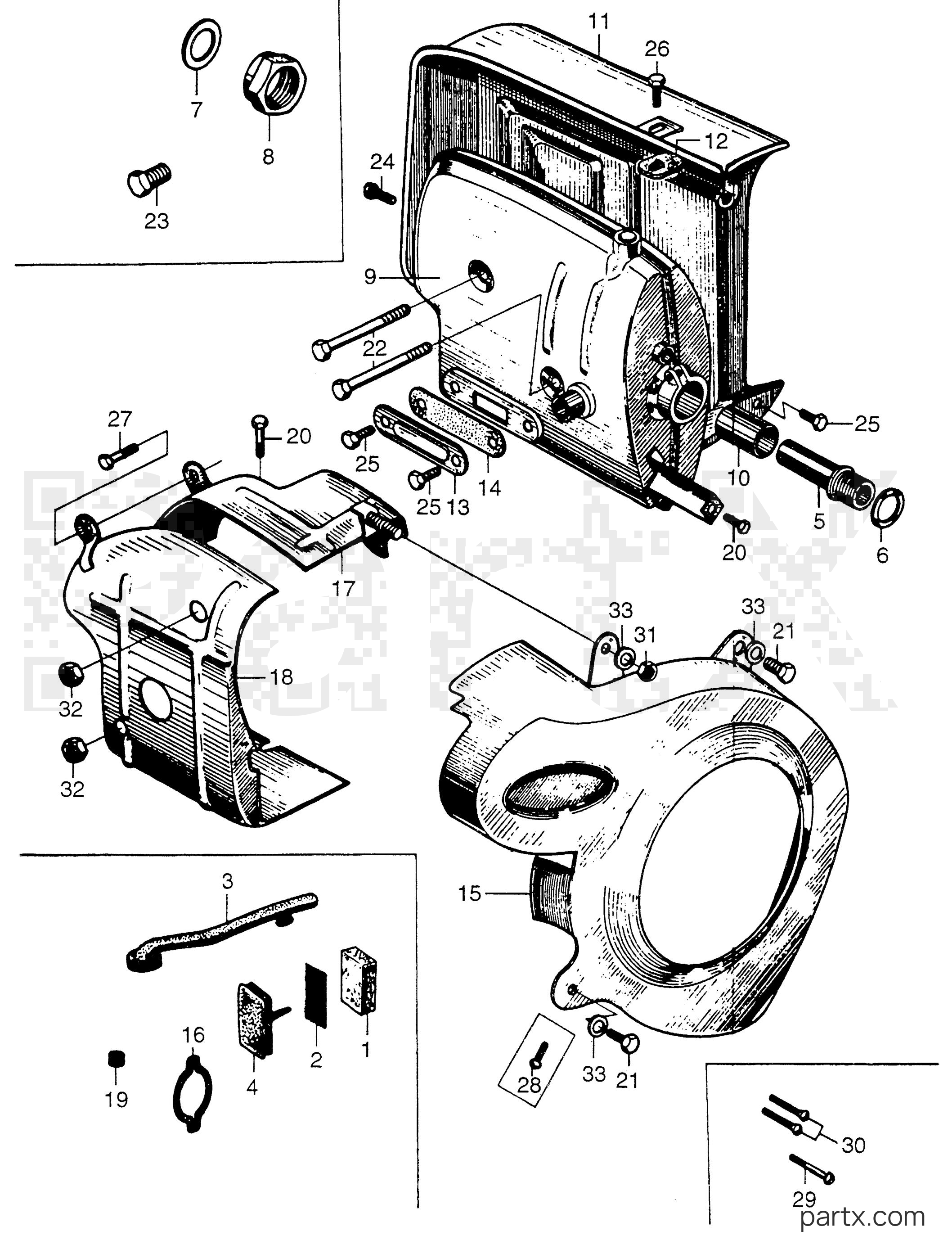 Honda E300 A - MUFFLER