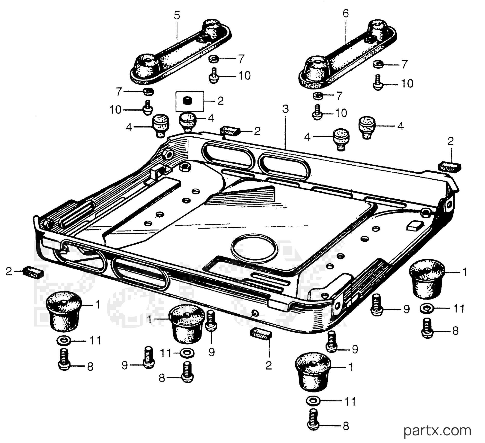 Honda E300 A - LOWER COVER