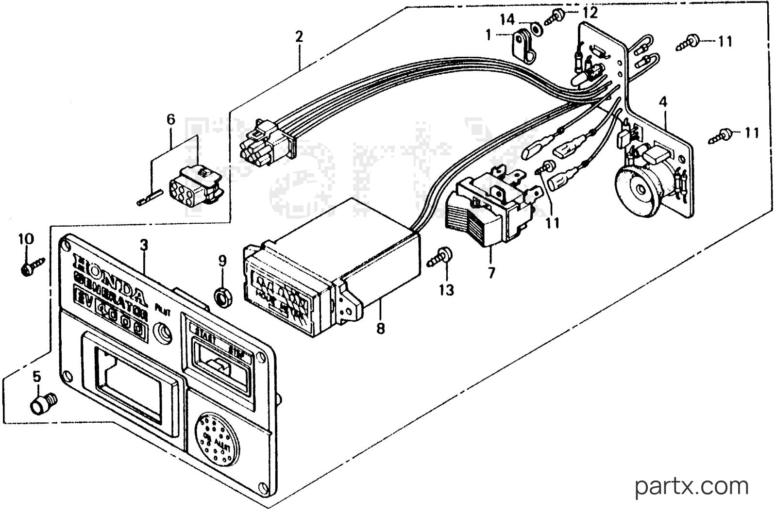 Honda EV4000 A - REMOTE CONTROL BOX