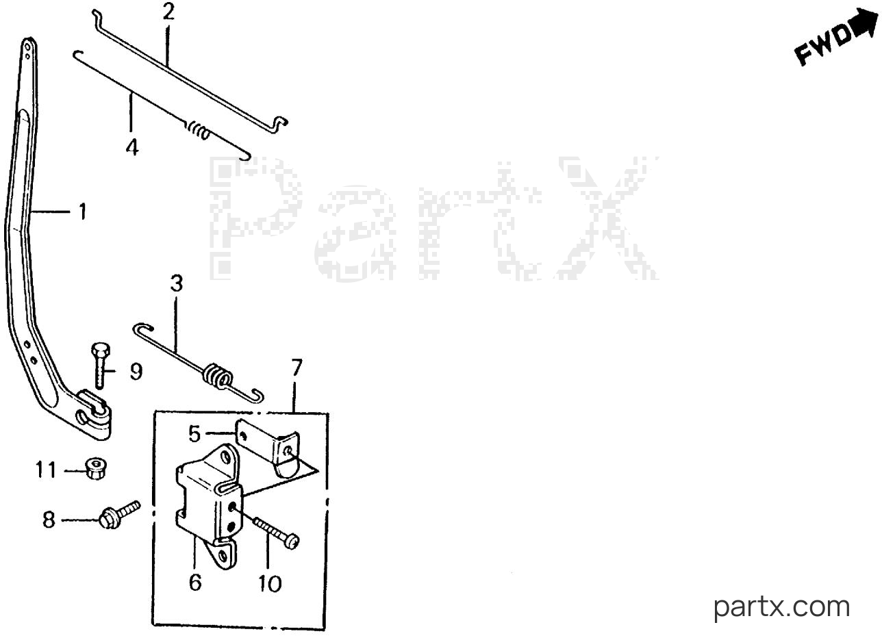 Honda EM1800 A - GOVERNOR ARM - CONTROL