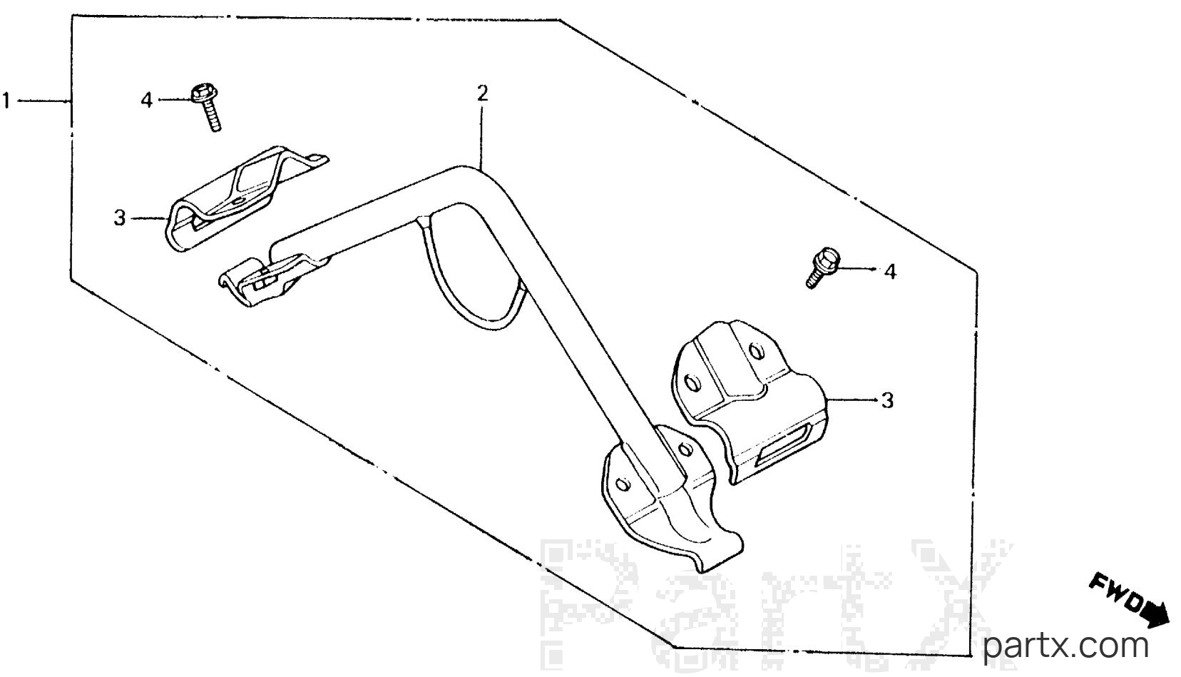 Honda EB3000 A - HANGER