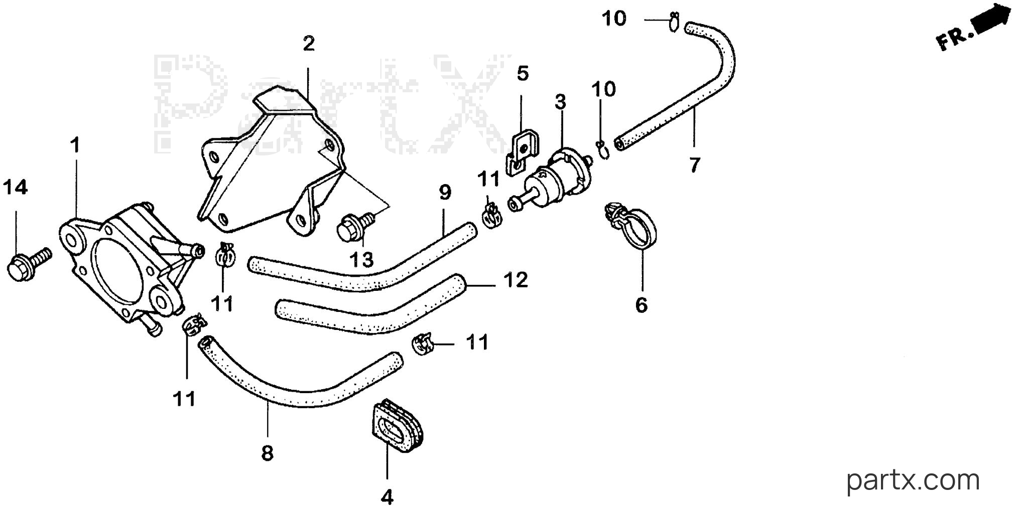 Honda EB11000 A - FUEL PUMP
