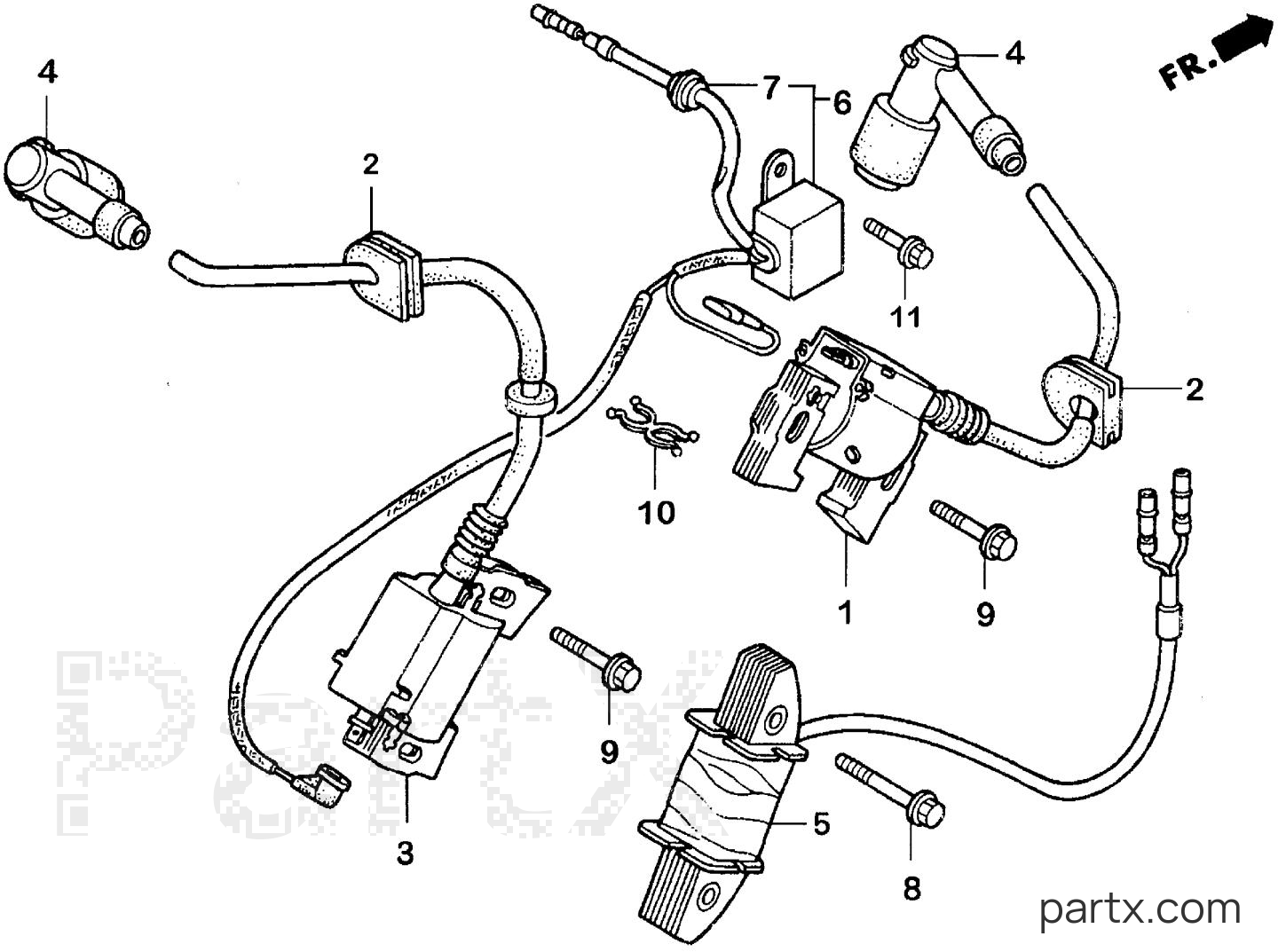 Honda EB11000 A - IGNITION COIL