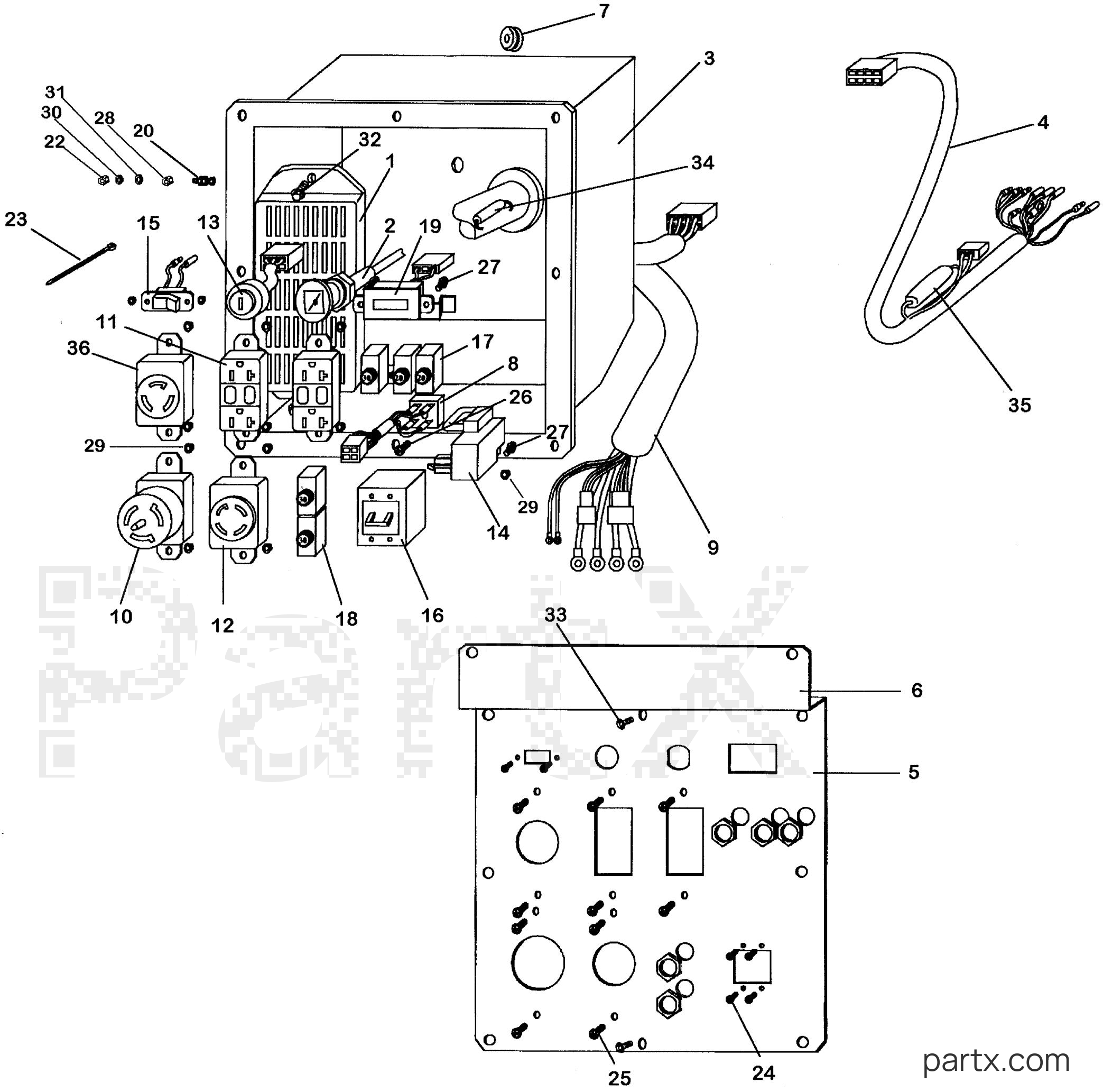Honda EB11000 A - CONTROL BOX