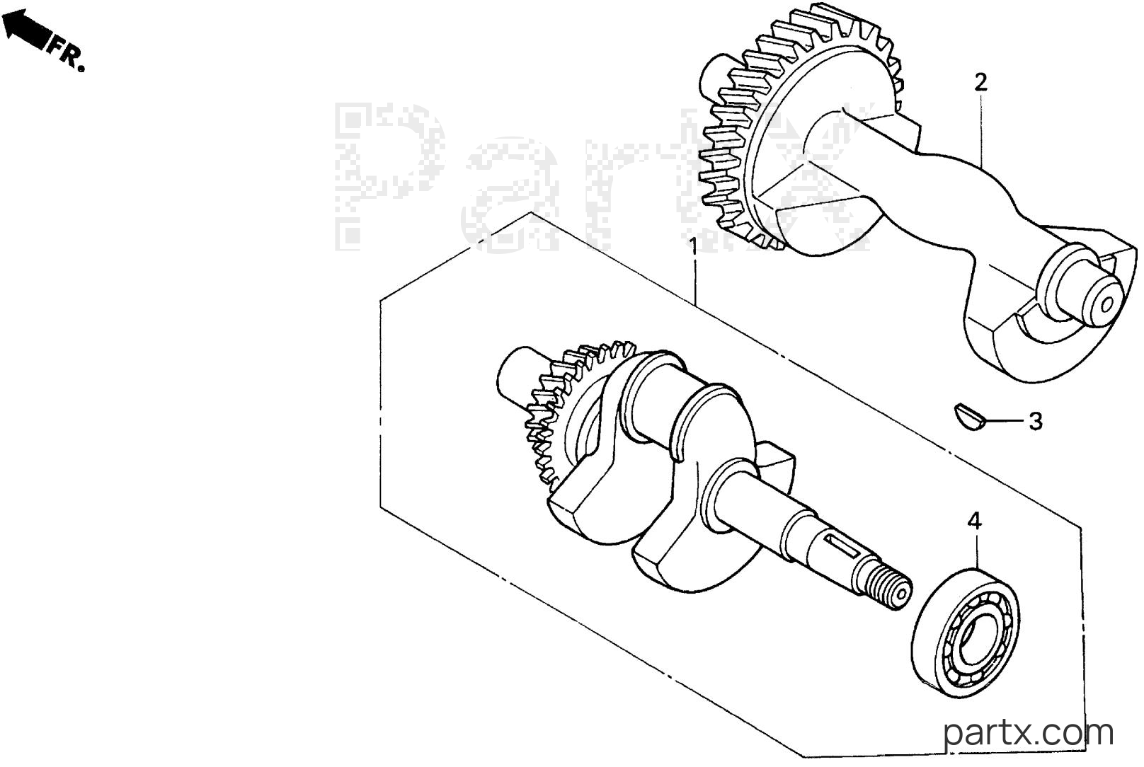 Honda EN3500 A - CRANKSHAFT