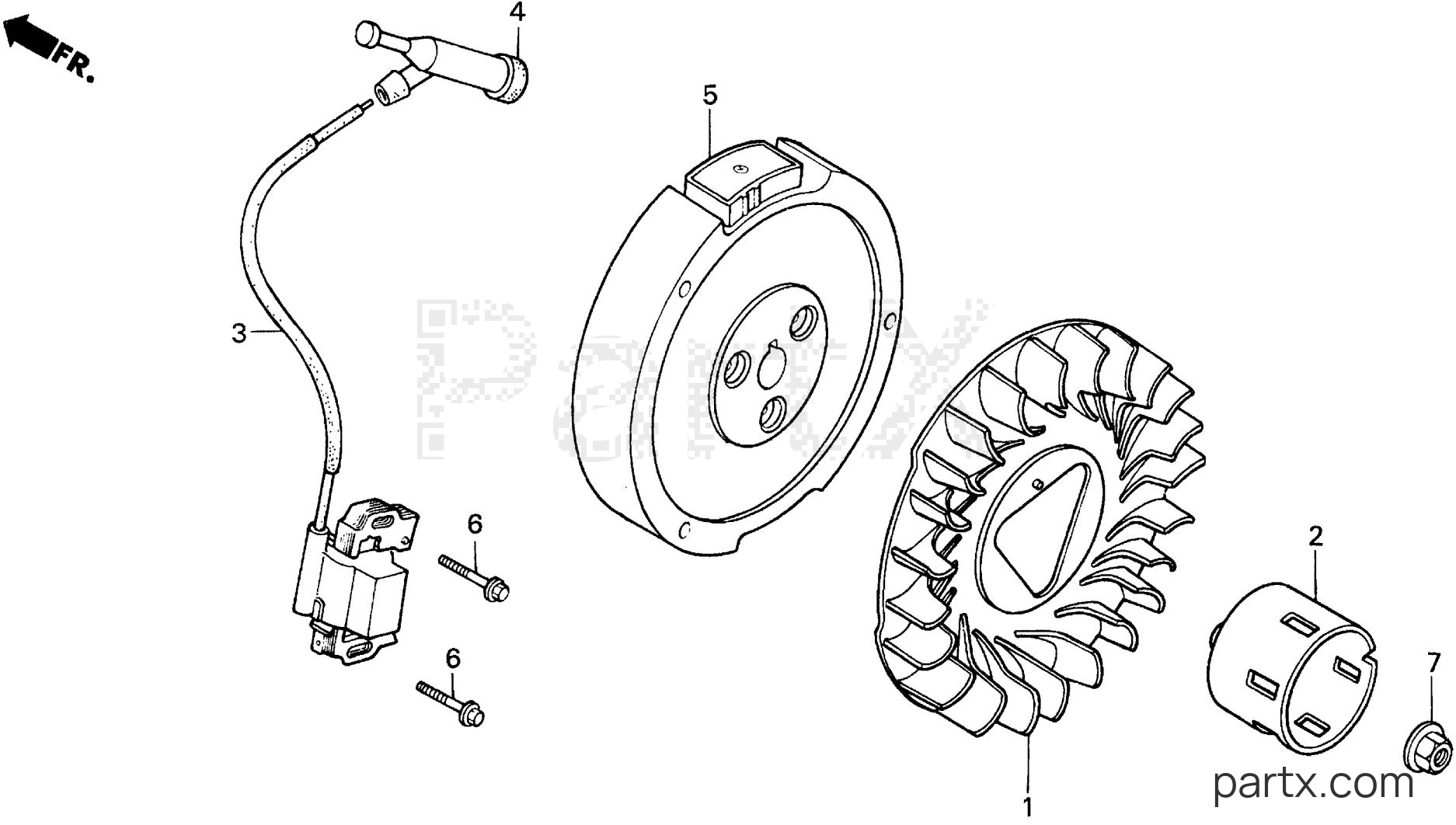 Honda EN3500 A - FLYWHEEL