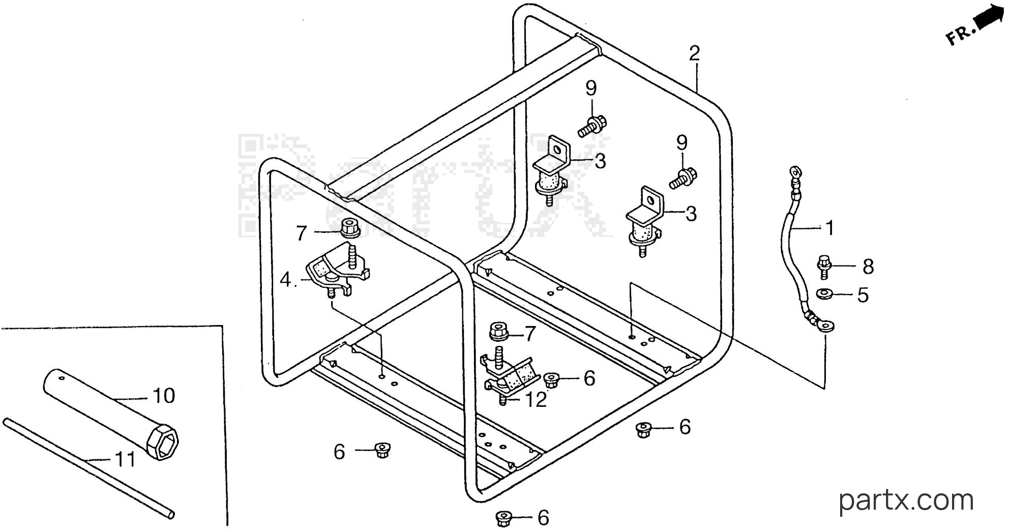 Honda EN3500 A - FRAME