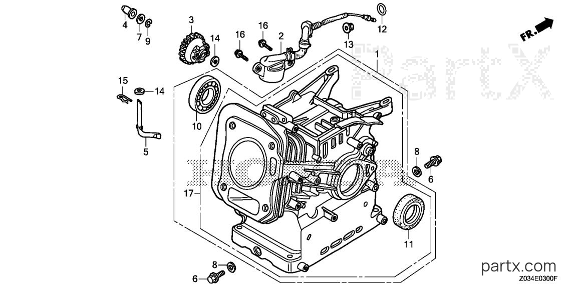 Honda EB3000C AG/A - CYLINDER