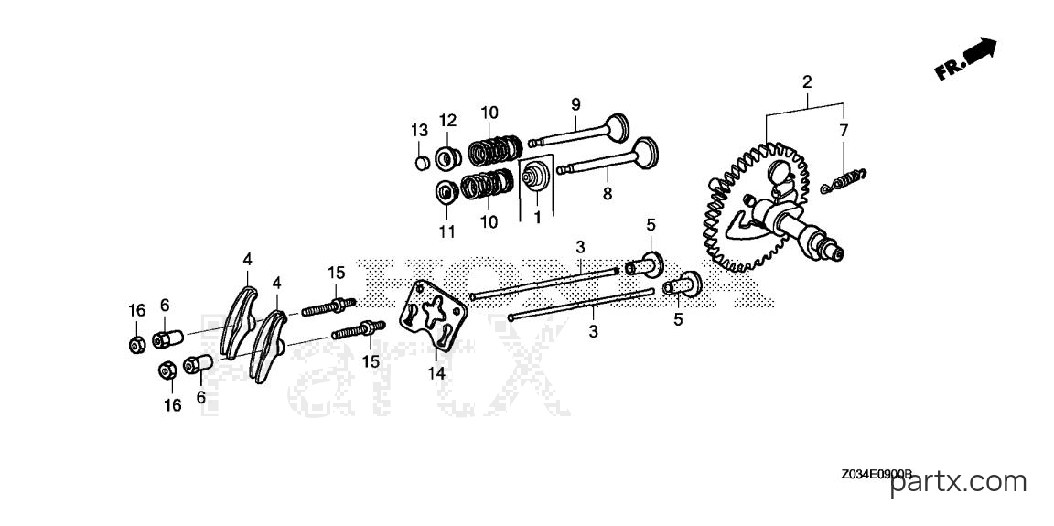 Honda EM3000C A - CAMSHAFT