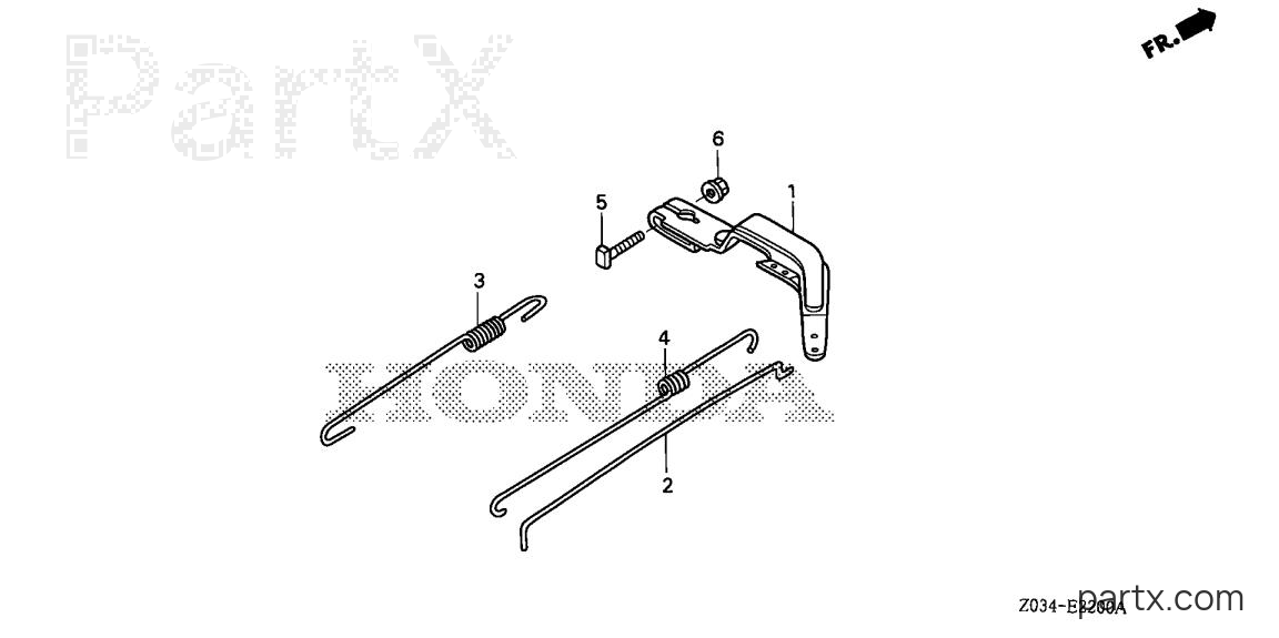 Honda EB2500C AG - GOVERNOR ARM