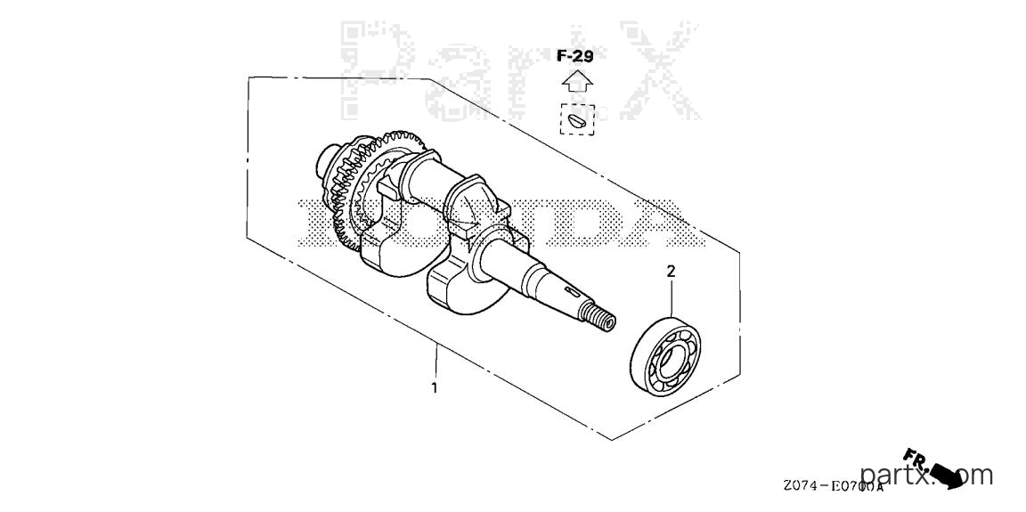 Honda EU2000IK1 AN2 - CRANKSHAFT