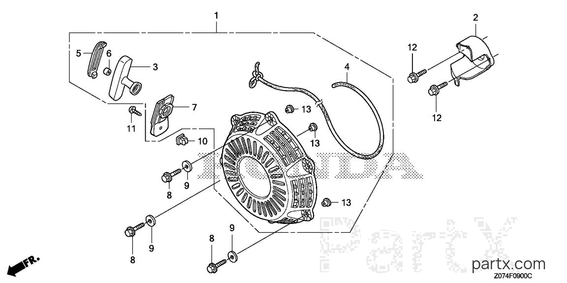 Honda EU2000I AN - RECOIL STARTER
