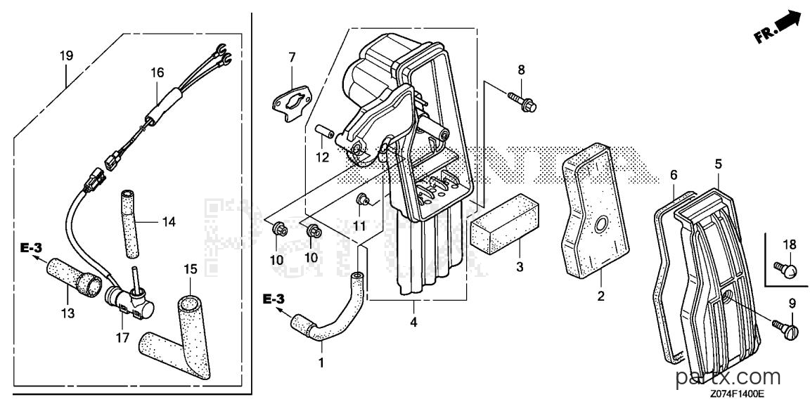 Honda EU2000IK1 AN2 - AIR CLEANER
