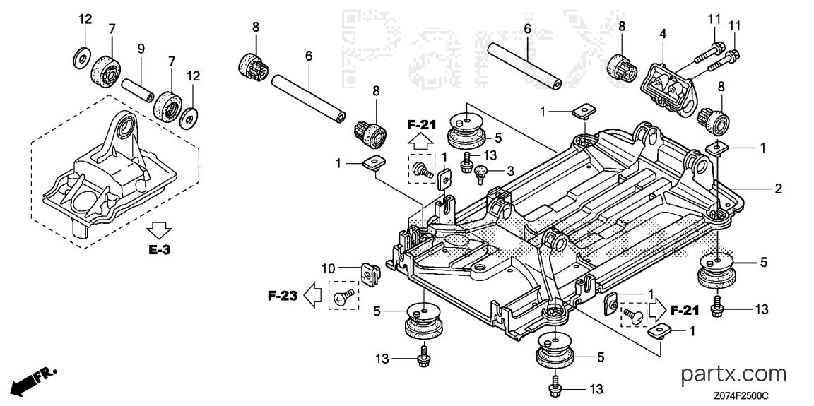 Honda EU2000IK1 A3 - LOWER COVER
