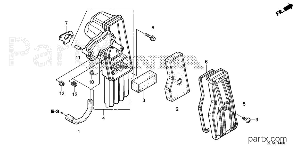 Honda EB2000I A - AIR CLEANER