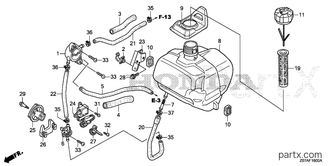 Honda EB2000I A - FUEL TANK