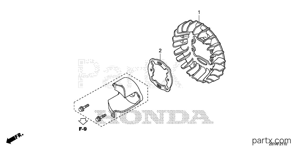 Honda EB2000I A - COOLING FAN
