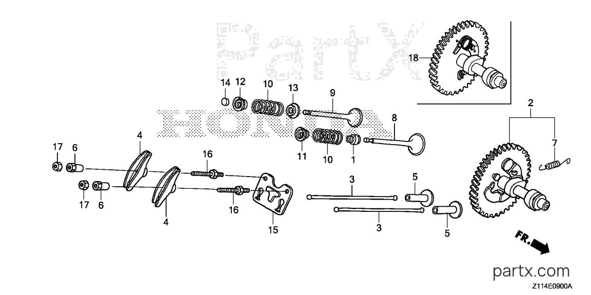 Honda EM7000IS A - CAMSHAFT