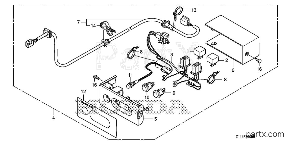 Honda EM7000IS A - REMOTE CONTROL BOX