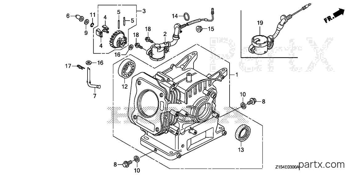Honda EP2500CX1 ACH - CYLINDER