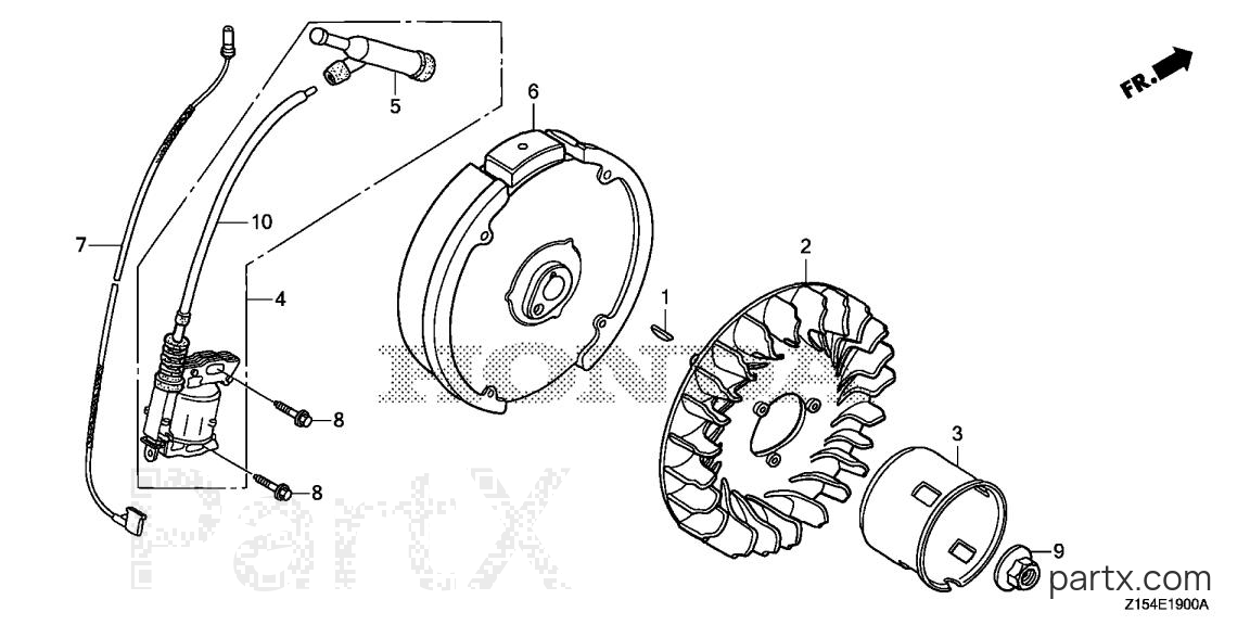 Honda EP2500CX1 ACH - FLYWHEEL