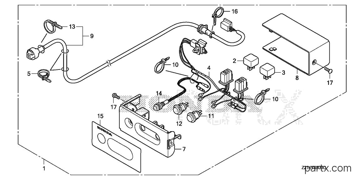 Honda EM3800SX A - REMOTE CONTROL KIT (1)