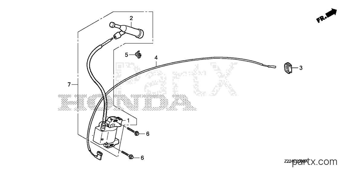 Honda EB6500X AN - IGNITION COIL (1)
