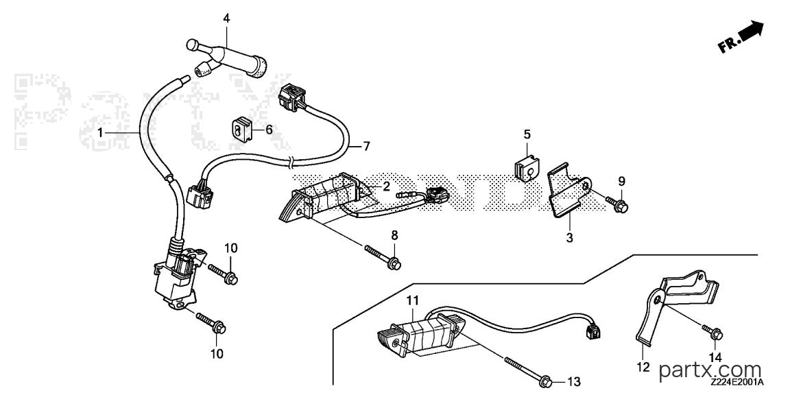 Honda EB5000XK3 AG - IGNITION COIL (2)