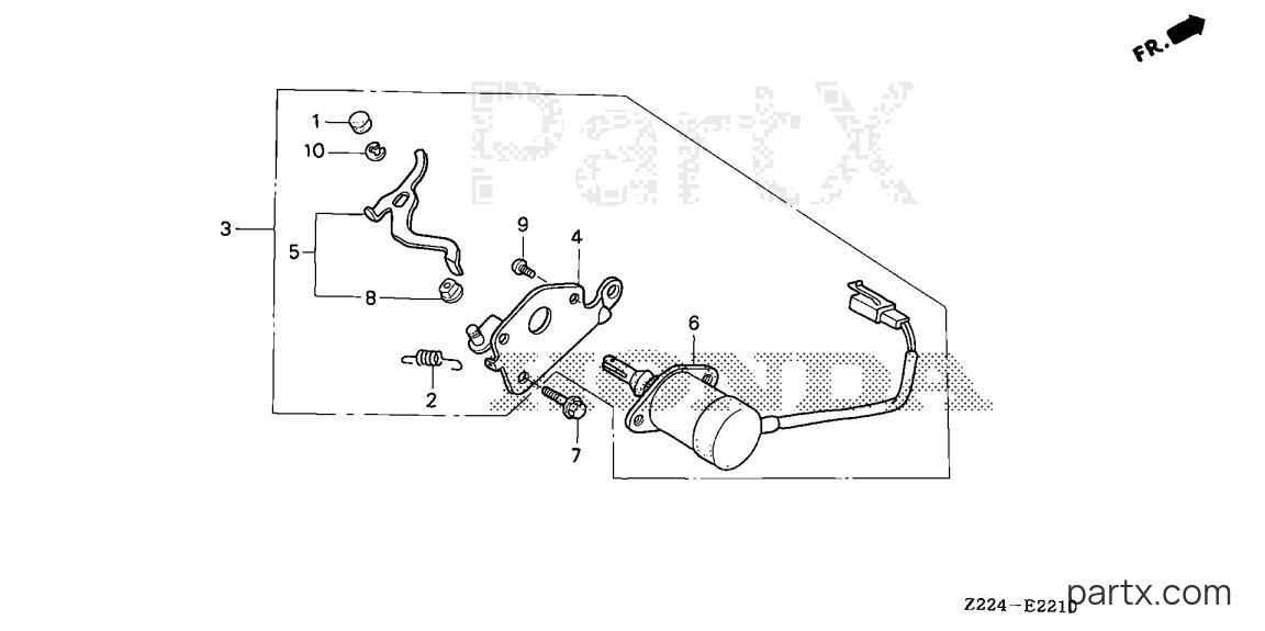 Honda EB3800X AN - AUTO THROTTLE (1)