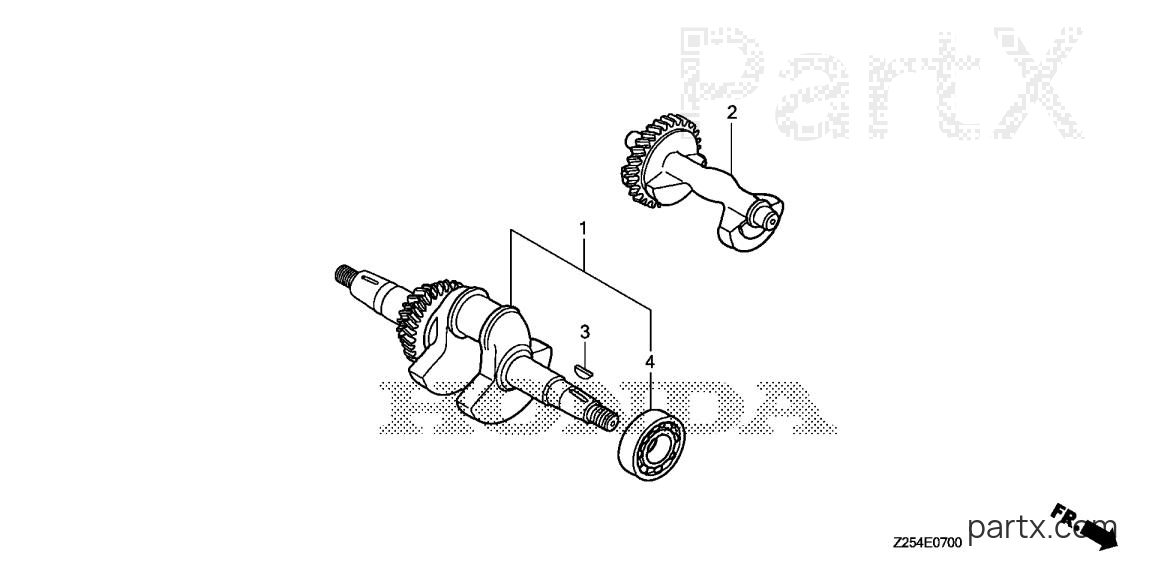 Honda EU6500IS AC - CRANKSHAFT